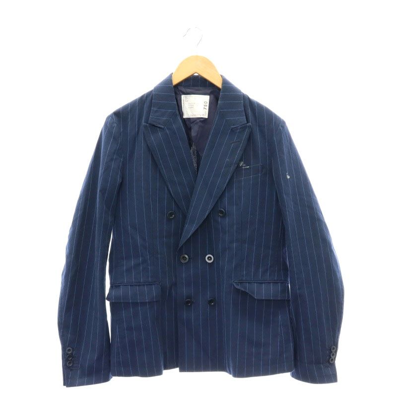 サカイ sacai ダブルブレストジャケット テーラードジャケット 