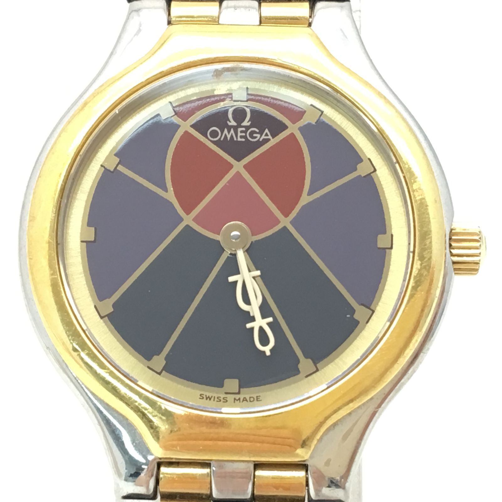 オメガ デビル シンボル レディース 腕時計 マルチカラー 稼働品 6-757