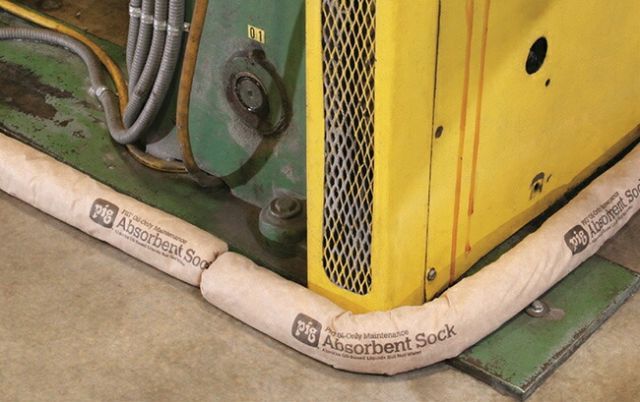 油 メンテナンスソックス 幅 8cm x 長さ 122cm オイル吸着材 SKM500 PIG ピグ