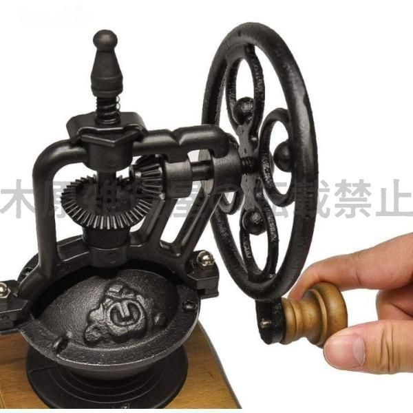 レトロ 手挽きコーヒーミル イタリア製 コーヒーミル 手挽き 手動 家庭用 コーヒー セラミック刃 豆挽き