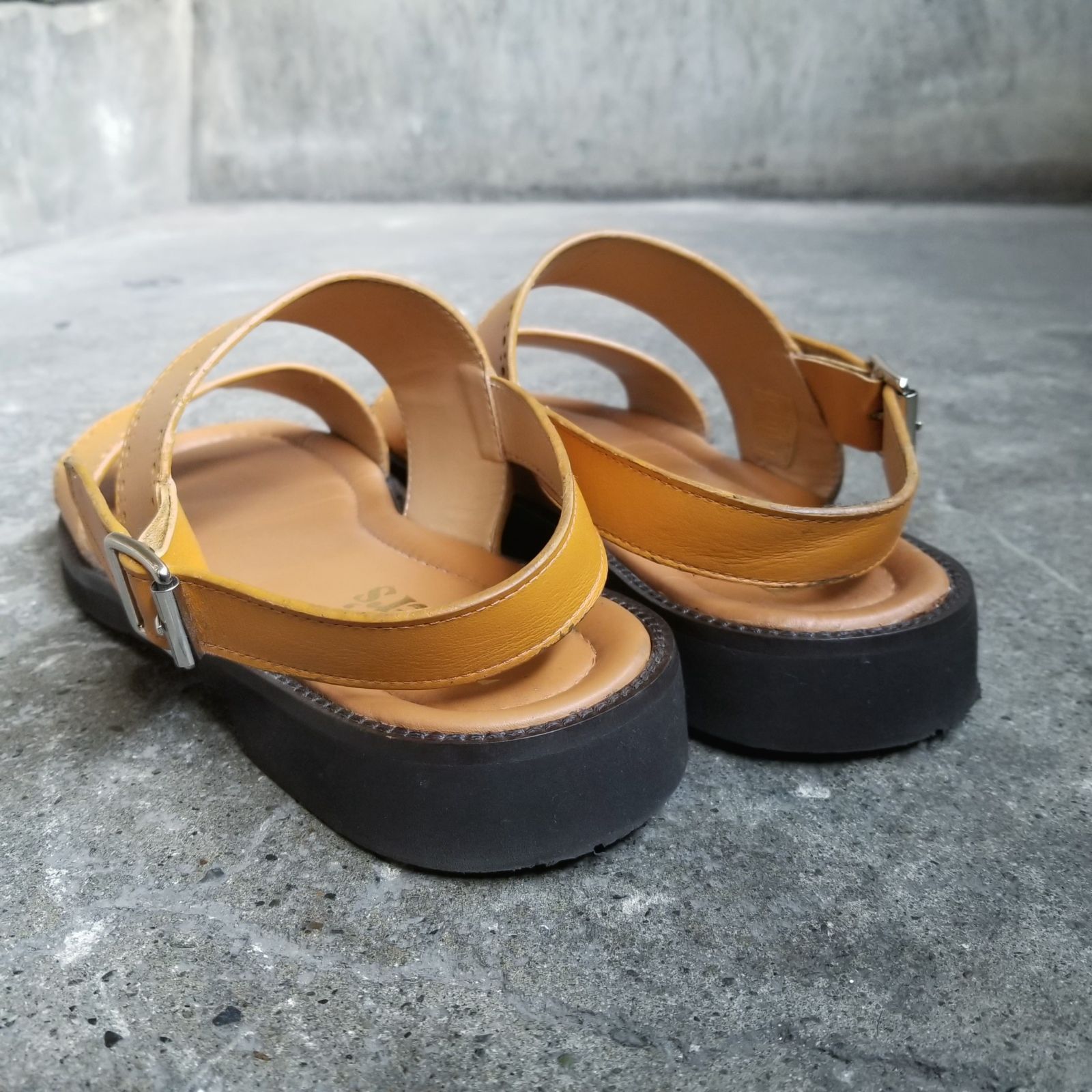 Tricker's SANDAL Art.05 / PAPAYA CALF 40 トリッカーズ サンダル
