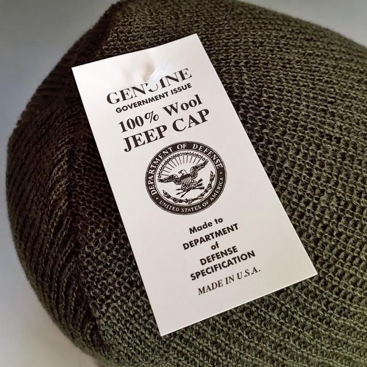 新品 アメリカ製 ウール ミリタリー ジープキャップ 米軍官給品