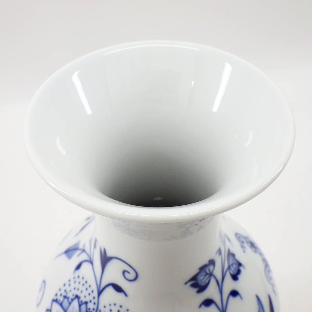 Meissen マイセン ブルーオニオン 高さ24cm フラワーベース 花瓶
