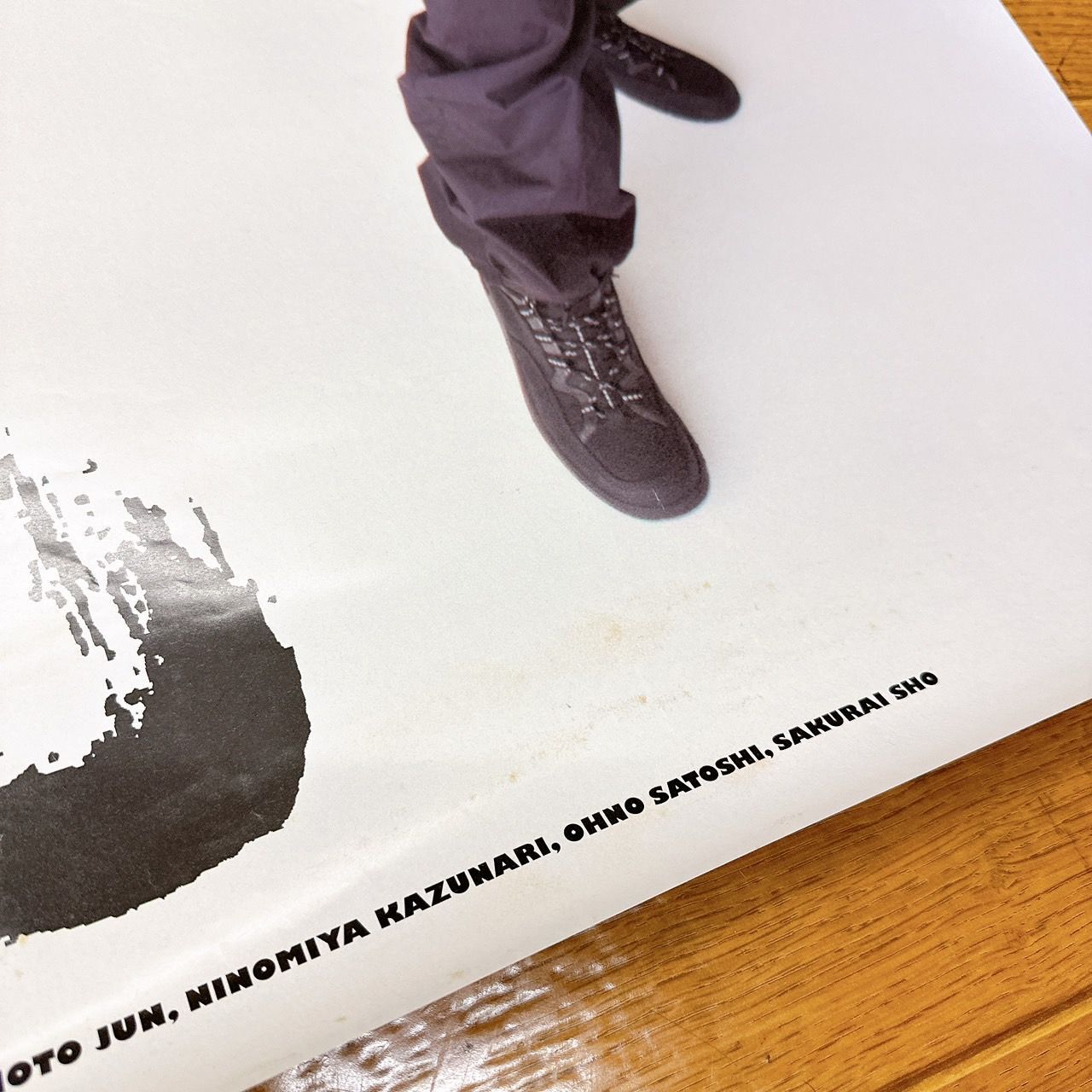 ARASHI 嵐 当時物 初期 A・RA・SHI 非売品ポスター＆台風