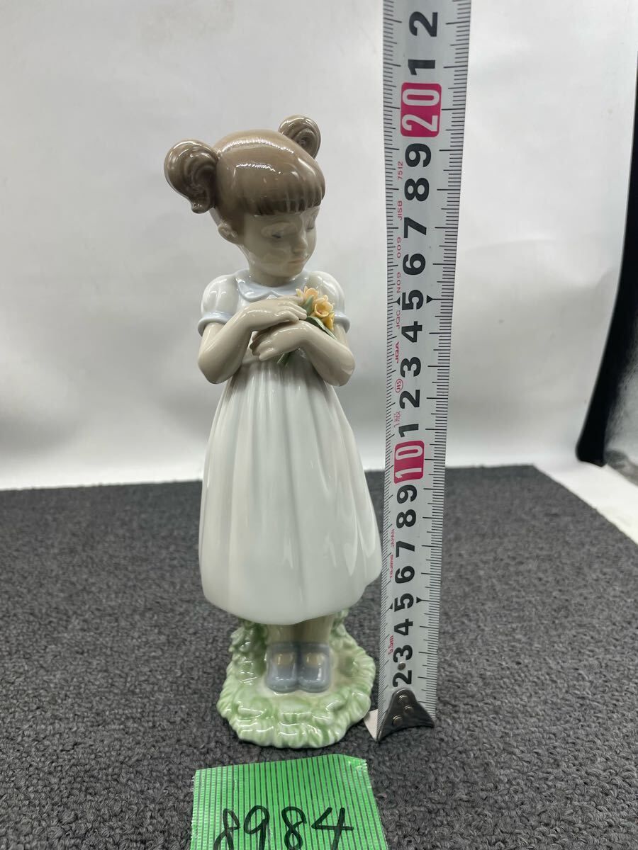 🌸【Lladro リヤドロ】素敵なお花 花と少女 インテリア 陶器人形