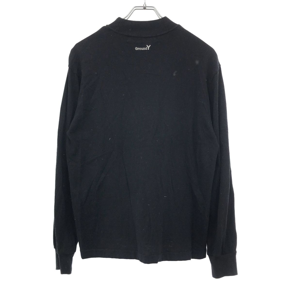 Ground Y グラウンド ワイ 23SS 30/COTTON T-CLOTH HIGH NECK LONG 
