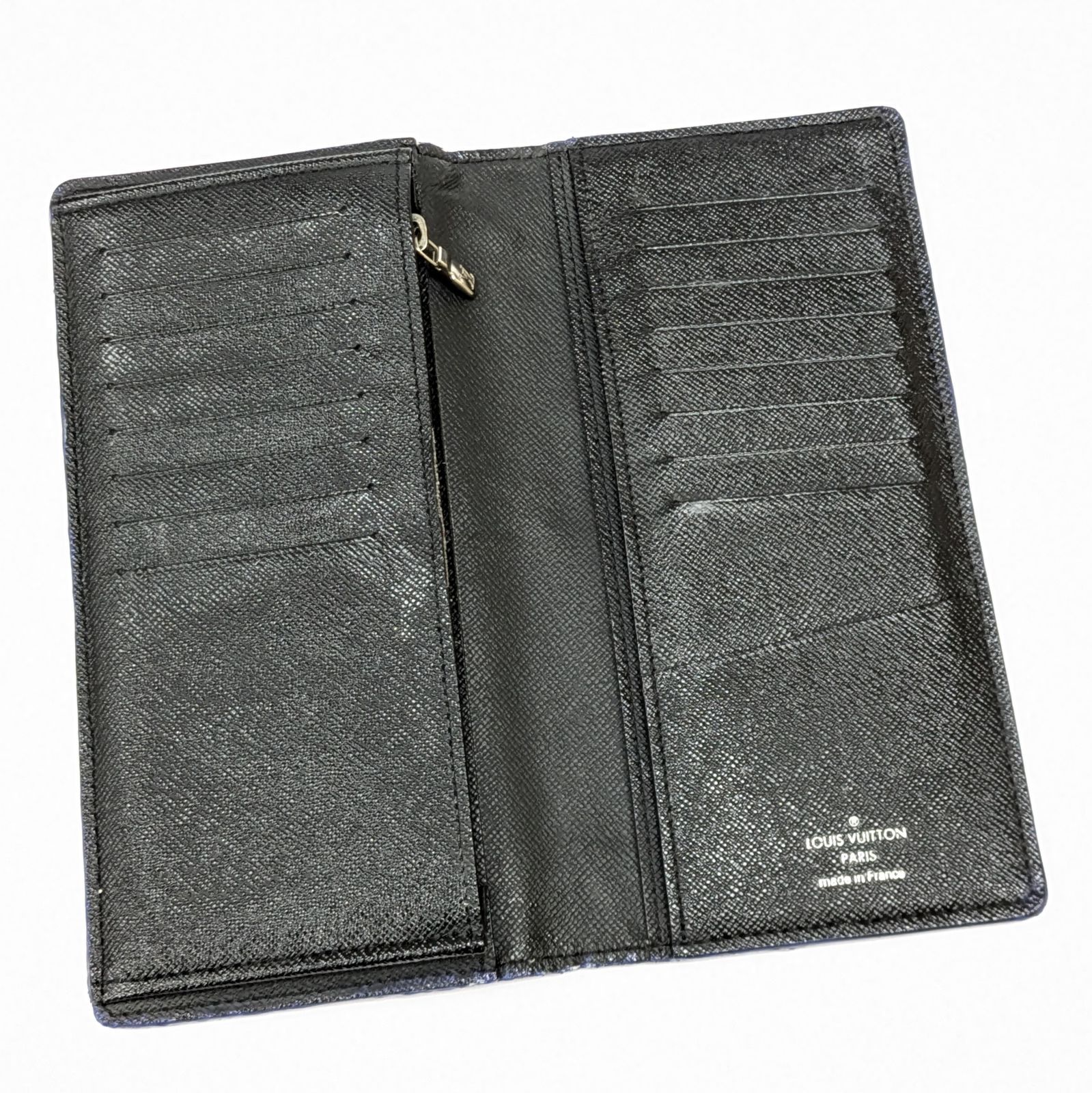 ルイヴィトン タイガ ポルトフォイユ・プラザ M30558 ブラック レザー