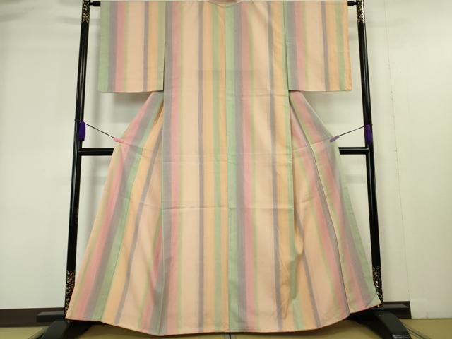 平和屋本店□極上 紅花紬 米沢 間道 逸品 未使用 DZAA4454kh5 - メルカリ 