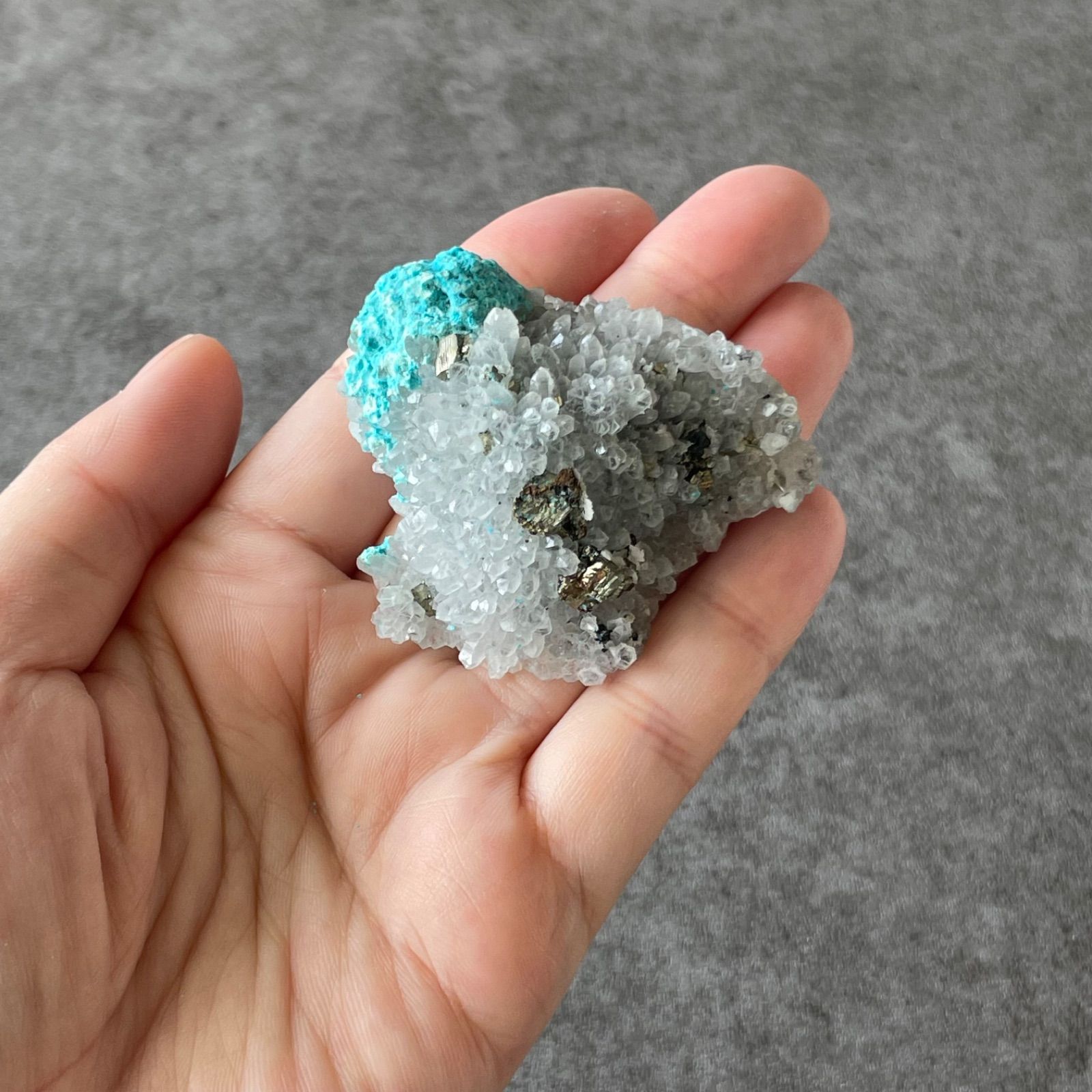 フォロー割あり】南アフリカ産♦︎Chrysocolla Clear Quartz