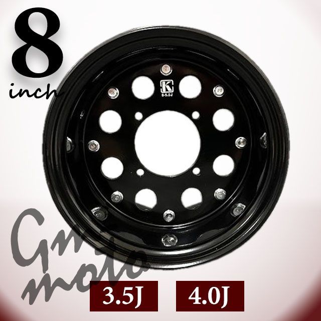 KEPSPEED製モンキー用8インチワイドアルミホイール (8穴/3.5J)2本 Amazon.co.jp: KEPSPEED製 モンキー用 8インチワイドアルミ