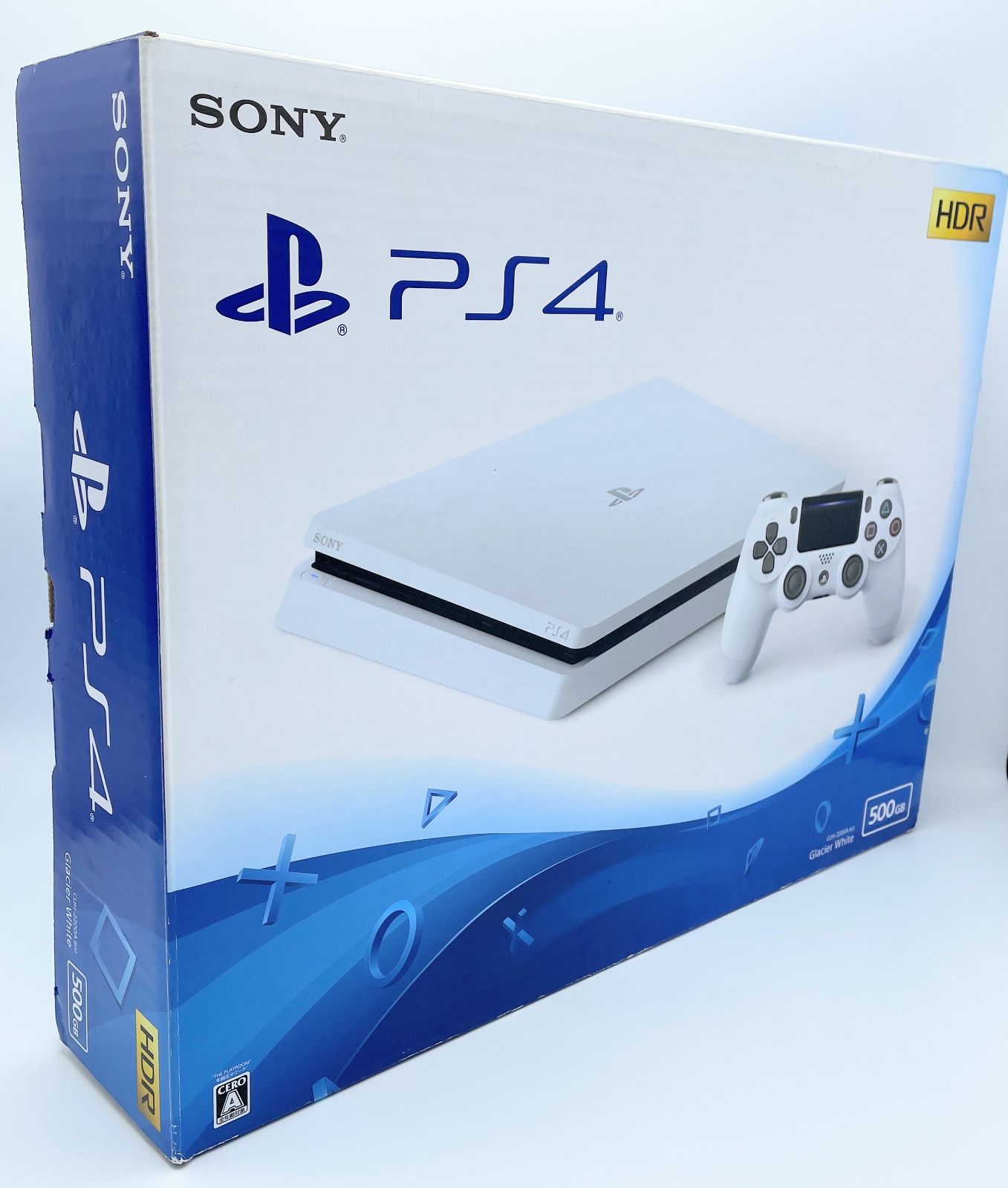 PlayStation 4 グレイシャー・ホワイト 500GB CUH-2200AB02 - 【イン