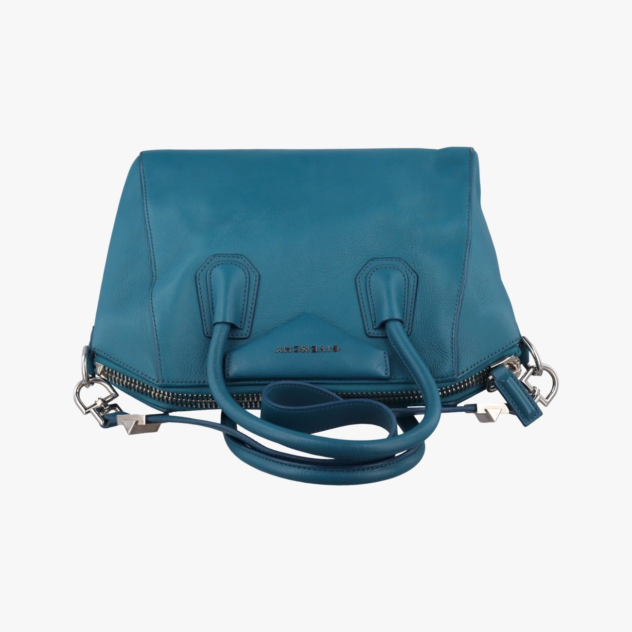 ジバンシーGivenchyアンティゴナ ブルー レザー ZE1124