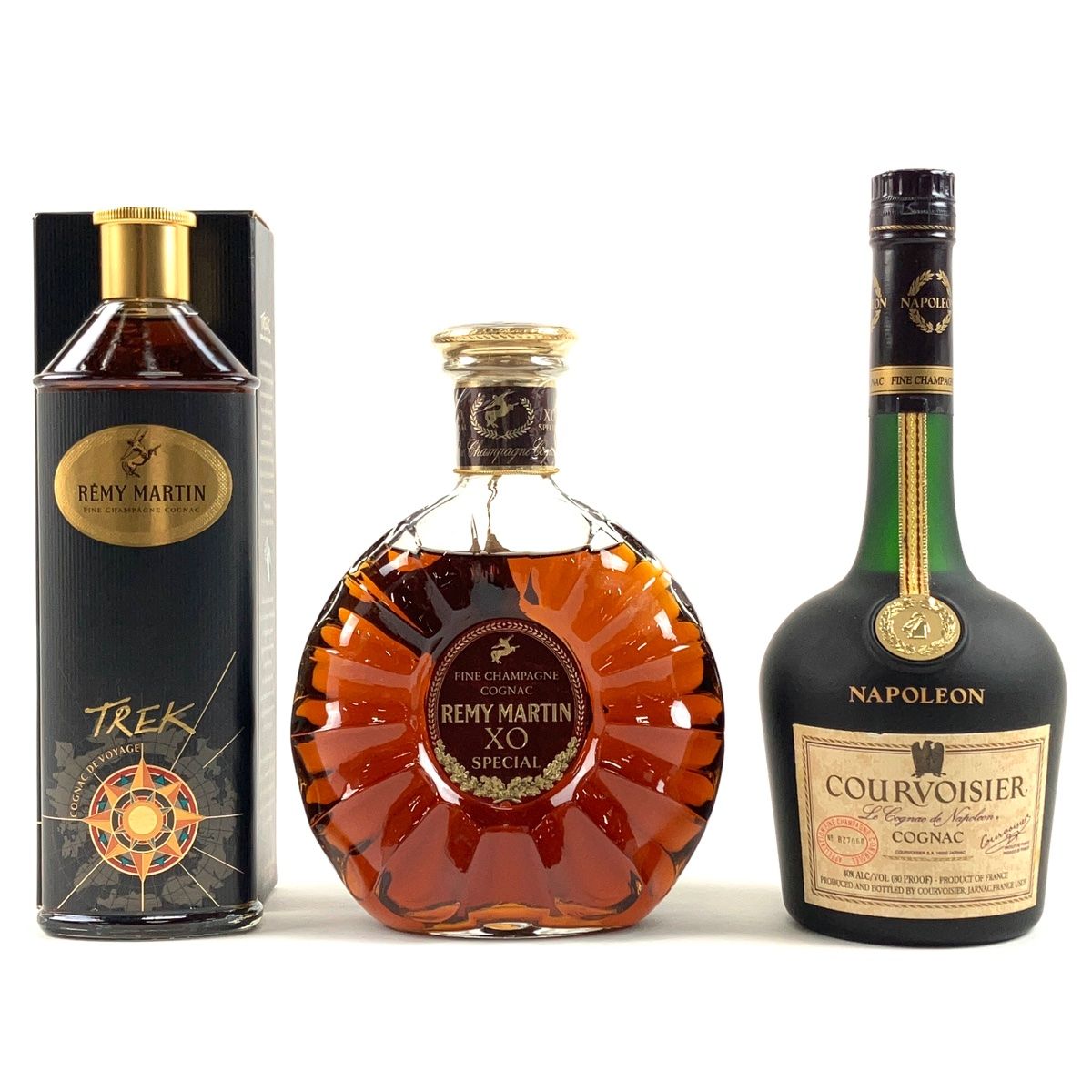 3本 コニャック ブランデー セット 古酒