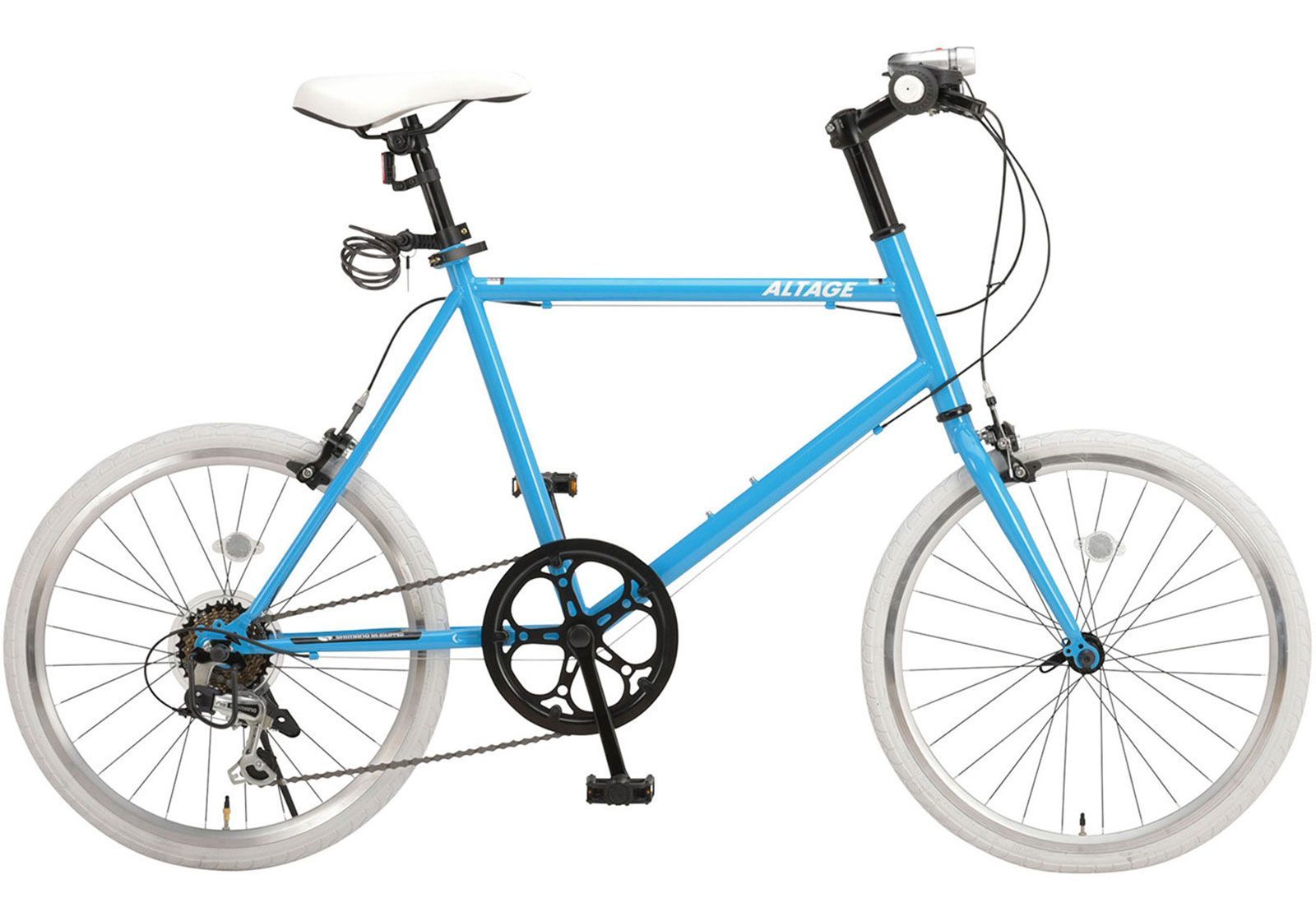 ALTAGE 自転車 ミニベロ 20インチ AMV-001 ブルー 46661 Amazon | 【完全組立済配送】アルテージ(ALTAGE) 自転車