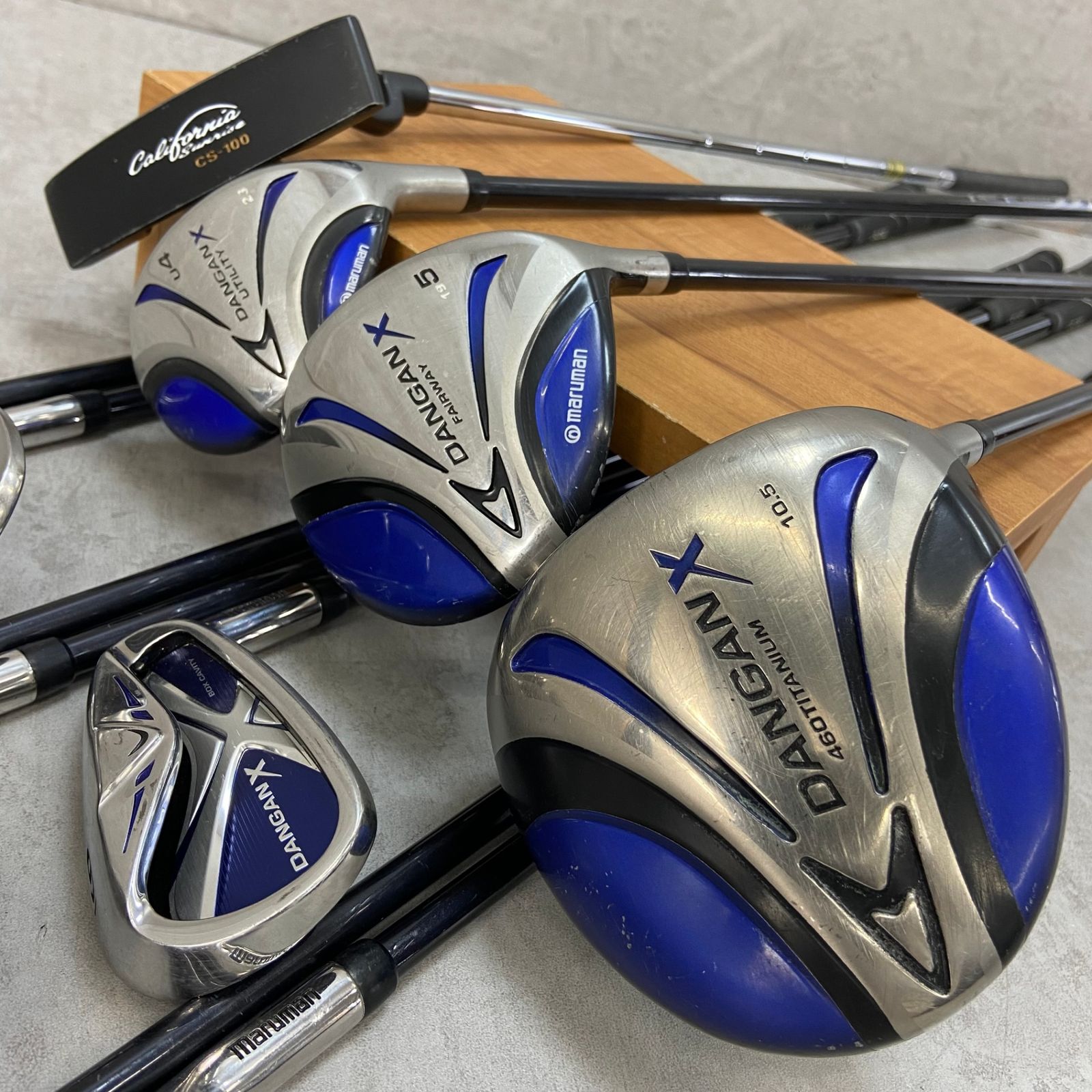 マルマン　ダンガン　X　メンズゴルフ11本セット　カーボン　S　右利き用　入門用 マルマン ダンガン X メンズゴルフ11本セット カーボン S 右利き