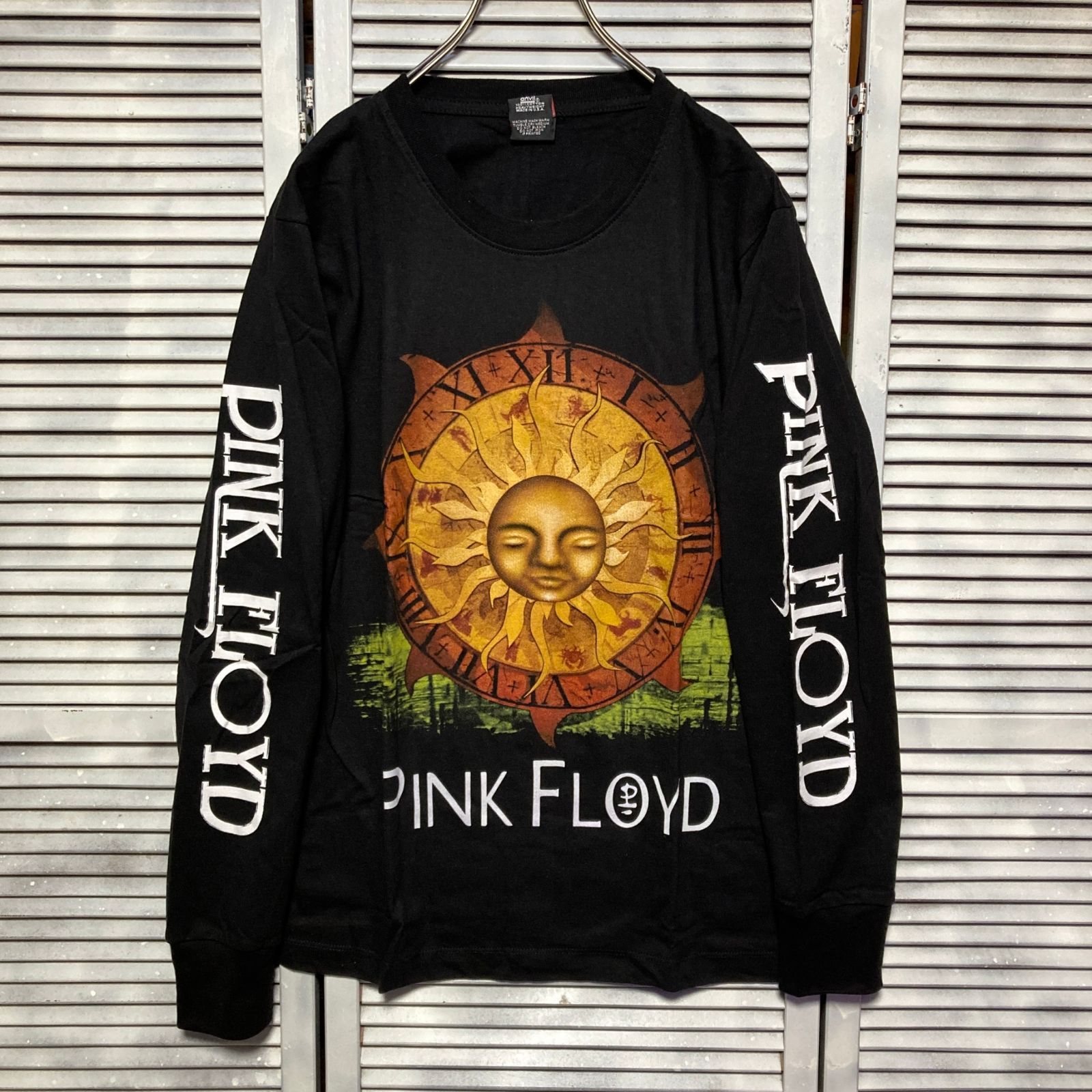 ピンクフロイド PINKFLOYD 黒 長袖 Tシャツ ロンT バンド ロング ピンクフロイド PINKFLOYD 黒 長袖 Tシャツ ロンT バンド ロング