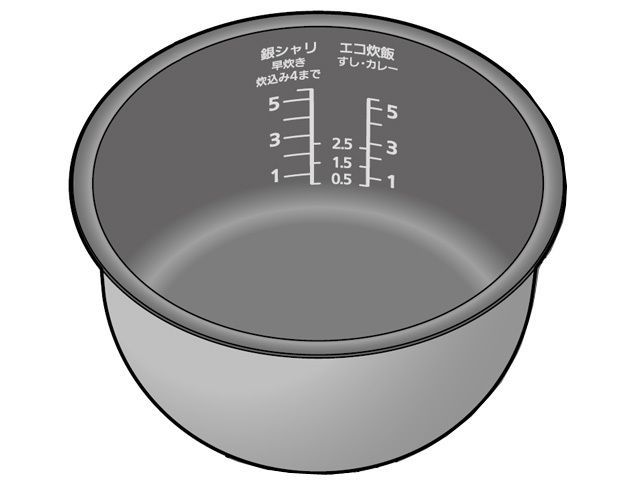 ARE50-J98 パナソニック 炊飯器用 内釜 内なべ SR-HB10E5対応 純正 交換用 部品 Panasonic