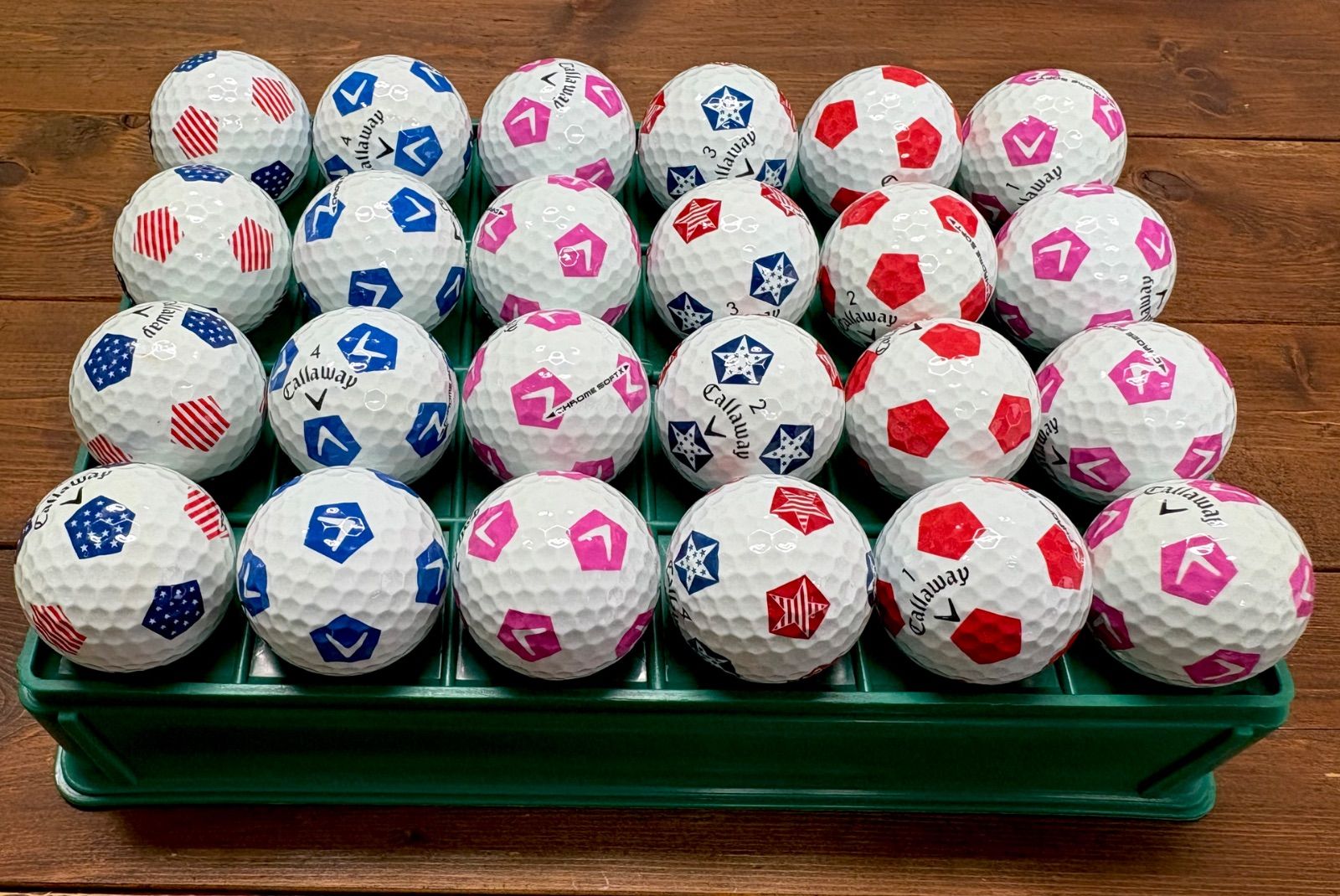 36.《CHROMESOFTシリーズ》18球 Callaway ロストボール 2025年最新