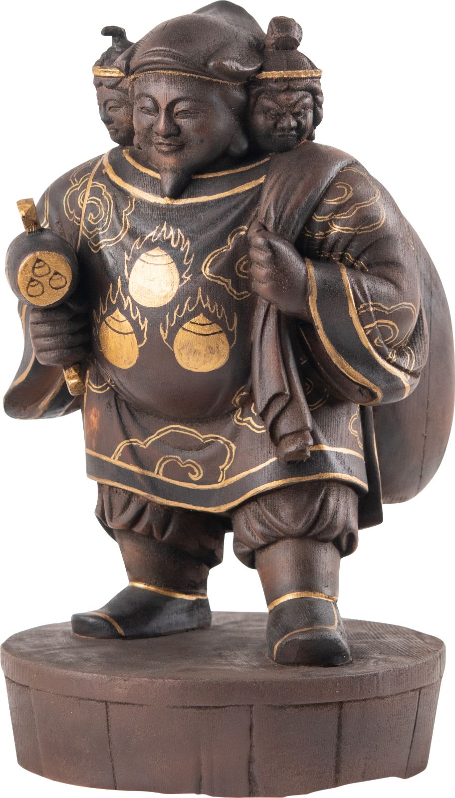 三重の四天王寺に伝わる堂々たる三面大黒天像