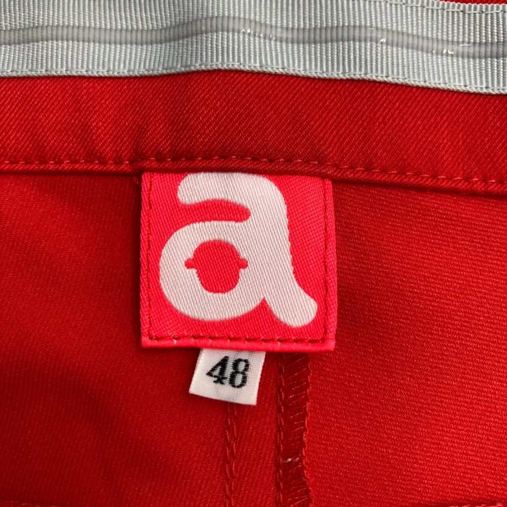 サイズ：48 ARCHIVIO アルチビオ ; ロングパンツ  レッド系 [240101462979] ゴルフウェア メンズ ストスト ARCHIVIO アルチビオ ; ロングパンツ レッド系 サイズ：48