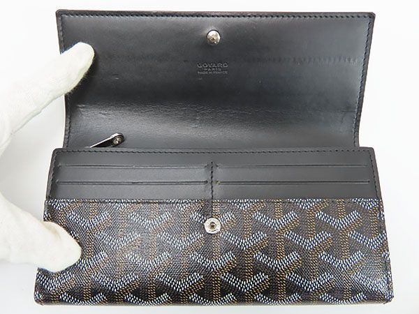 美品】ゴヤール GOYARD ヴァレンヌ 二つ折り長財布 ブラック イエロー PVC レザー APM VARENNE 01 - メルカリ