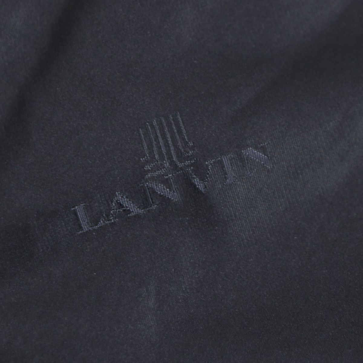 極美品▽LANVIN ランバン MINK ミンク 裏地ロゴ柄 本毛皮コート