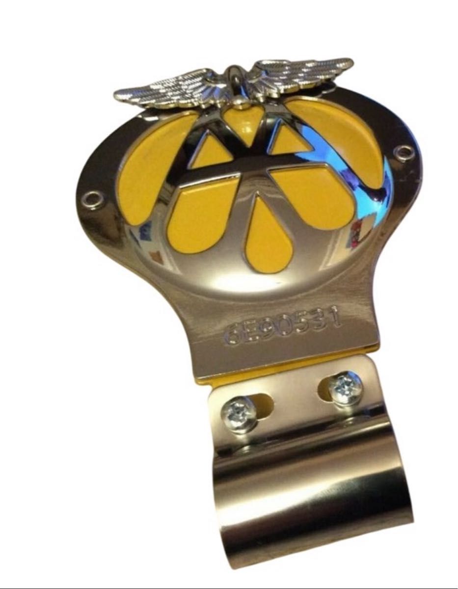 AA グリルバッジ バッジクリップ付 BMC ミニ RAC 1966 英国製 BRIGHTFACE_UK