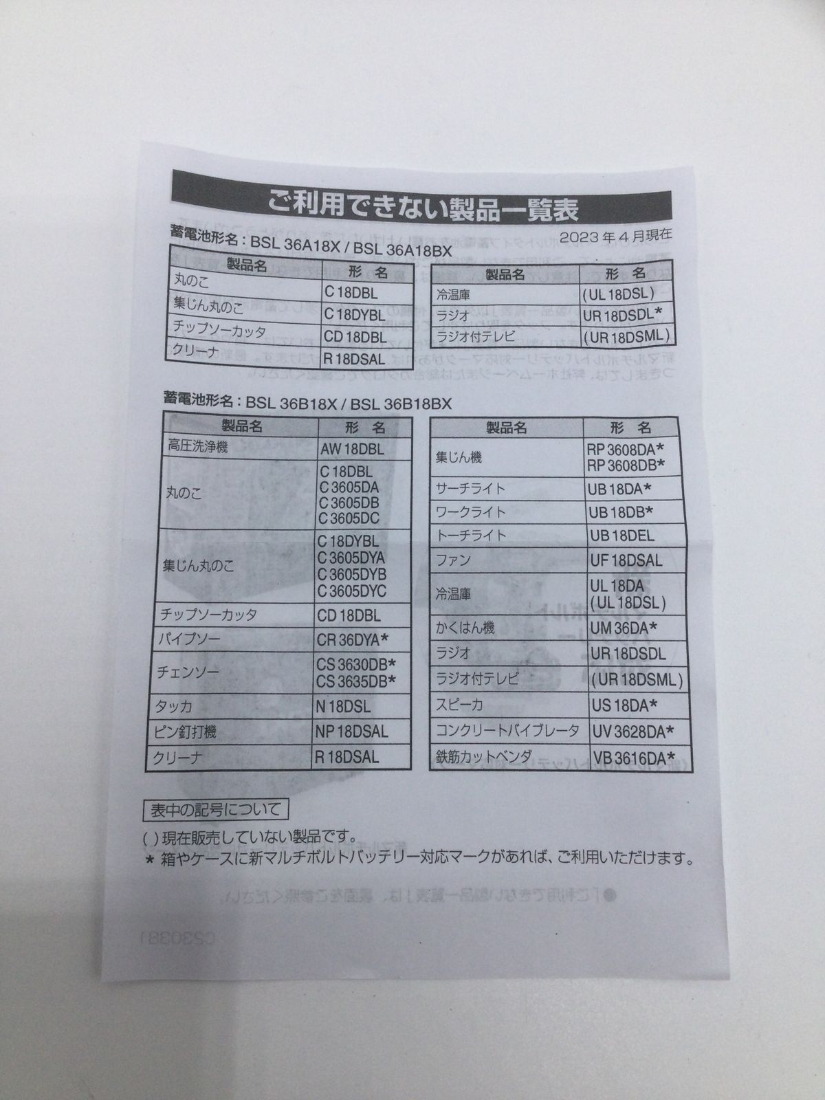 36vマルチボルトバッテリー Bluetooth対応
