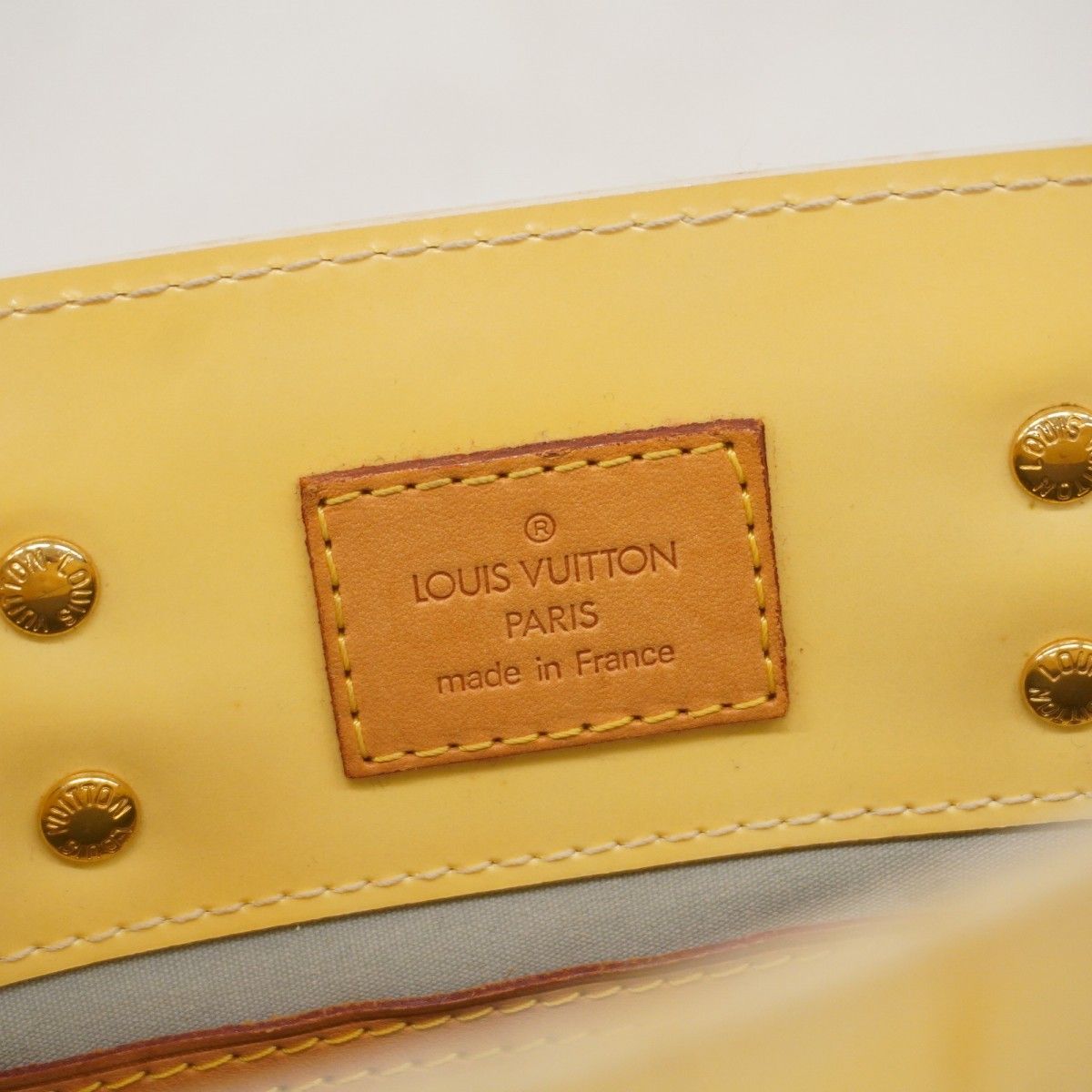 5gd5503-h】ルイヴィトン ハンドバッグ ヴェルニ リードPM M91145 グリ  