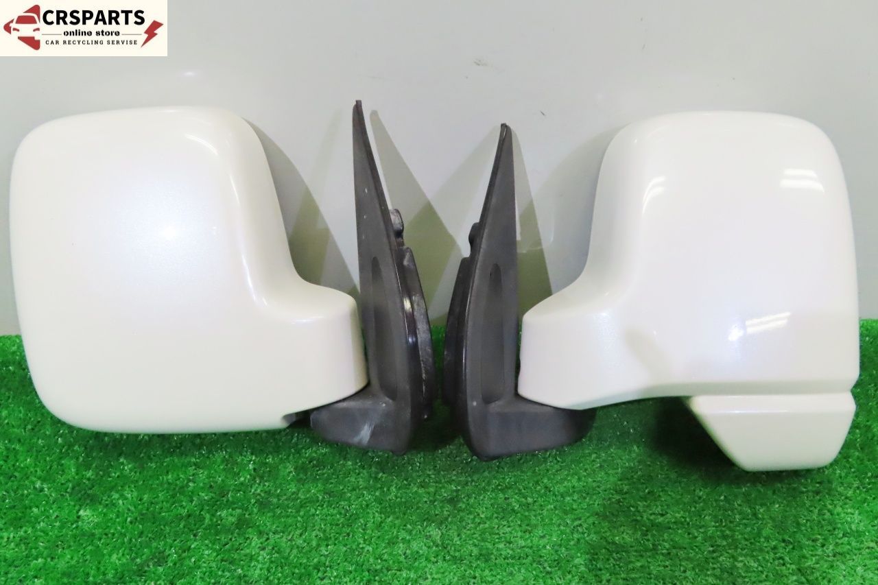 バモス Lターボ ローダウン HM1 純正 手動式 ドア サイド ミラー 左右 NH624P 検索 HM2 No 13764