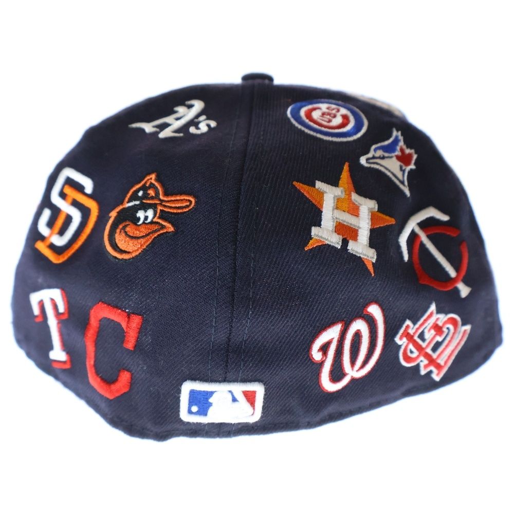 SUPREME シュプリーム 20 SS × ERA MLB Box Logo Cap ニューエラ ボックスロゴ 6パネル ベースボールキャップ 帽子 ネイビー
