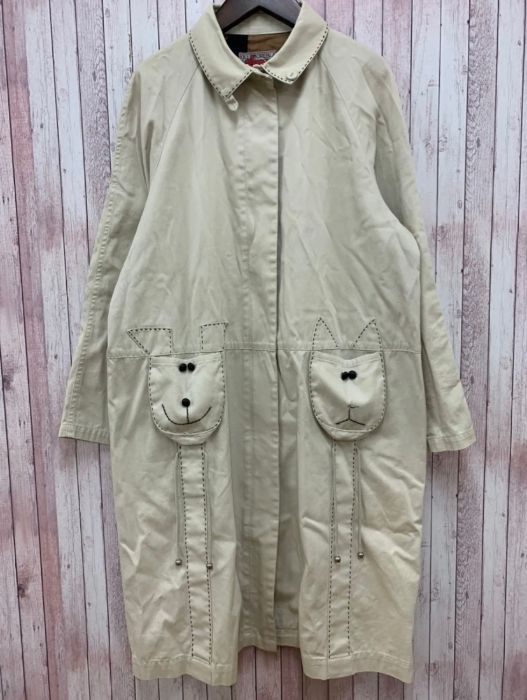 アルベロベロ　コート アルベロベロ ALBEROBELLO olleborebla ステンカラーコート 犬