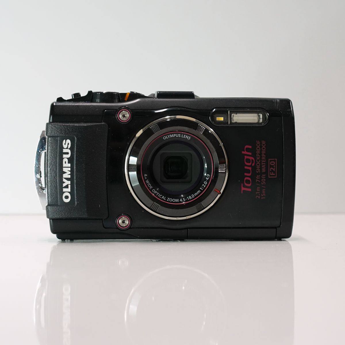 TG4 Tough オリンパス STYLUS USED品 デジタルカメラ 防水 防塵 耐衝撃 本体＋バッテリー F2.0 WiFi GPS