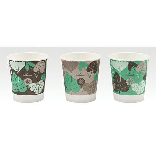 まとめ その他 食器 台所用品 紙コップ サンナップ ストロングカップ ＨＭリーフペイン ２５０ｍｌ ５０個 バージンパルプ C2550DLV 4901627045862 1Ｐ ×20セット