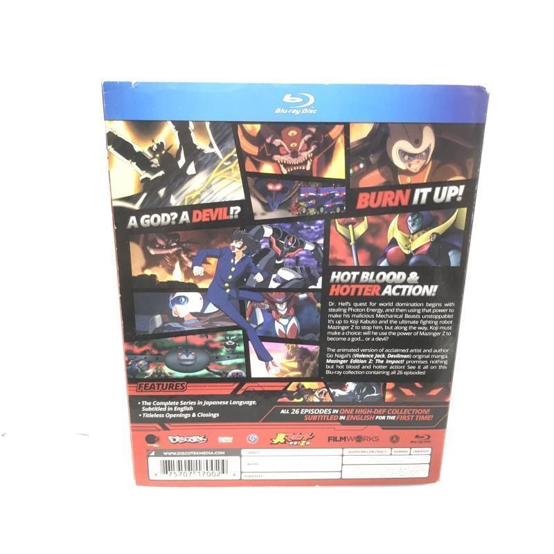 【中古】真マジンガー 衝撃! Z編 コンプリート Blu-ray 北米版[69][240069193358] 中古】真マジンガー 衝撃! Z編 コンプリート Blu-ray 北米版[69