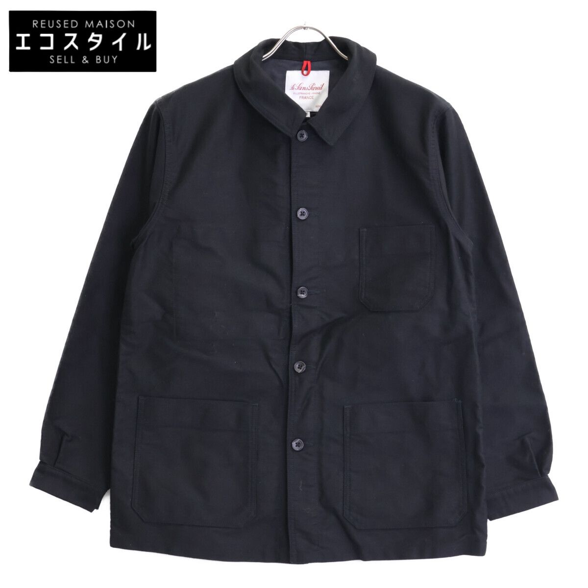 LeSansPareil ルサンパレイユ ﾌﾞﾗｯｸ ｺｯﾄﾝﾓｰﾙｽｷﾝ ﾄﾗﾃﾞｨｼｮﾅﾙｶﾊﾞｰｵｰﾙ 40