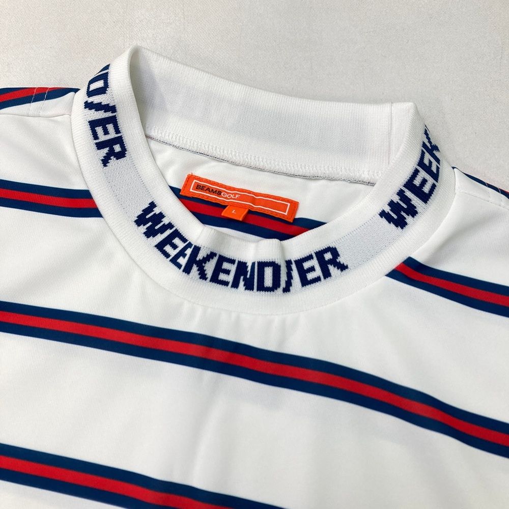 BEAMSGOLF - BEAMS GOLF ビームスゴルフ　ハイネック　ロンT  メンズ　ボーダー　L BEAMS GOLF（ビームス ゴルフ）ORANGE LABEL / ボーダー