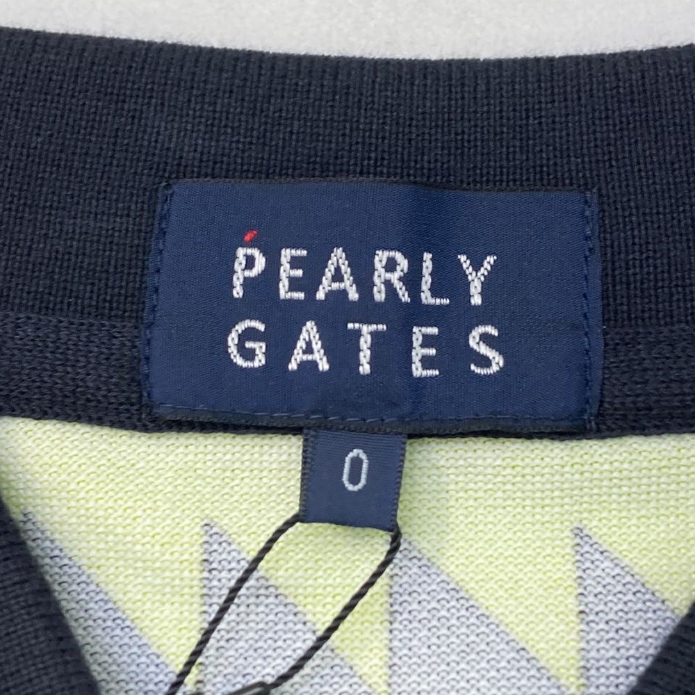 サイズ：0 PEARLY GATES パーリーゲイツ 055-2160602 半袖ポロシャツ  ネイビー系 [240101489644] ゴルフウェア レディース ストスト サイズ：0 PEARLY GATES パーリーゲイツ 055-2160602 半袖
