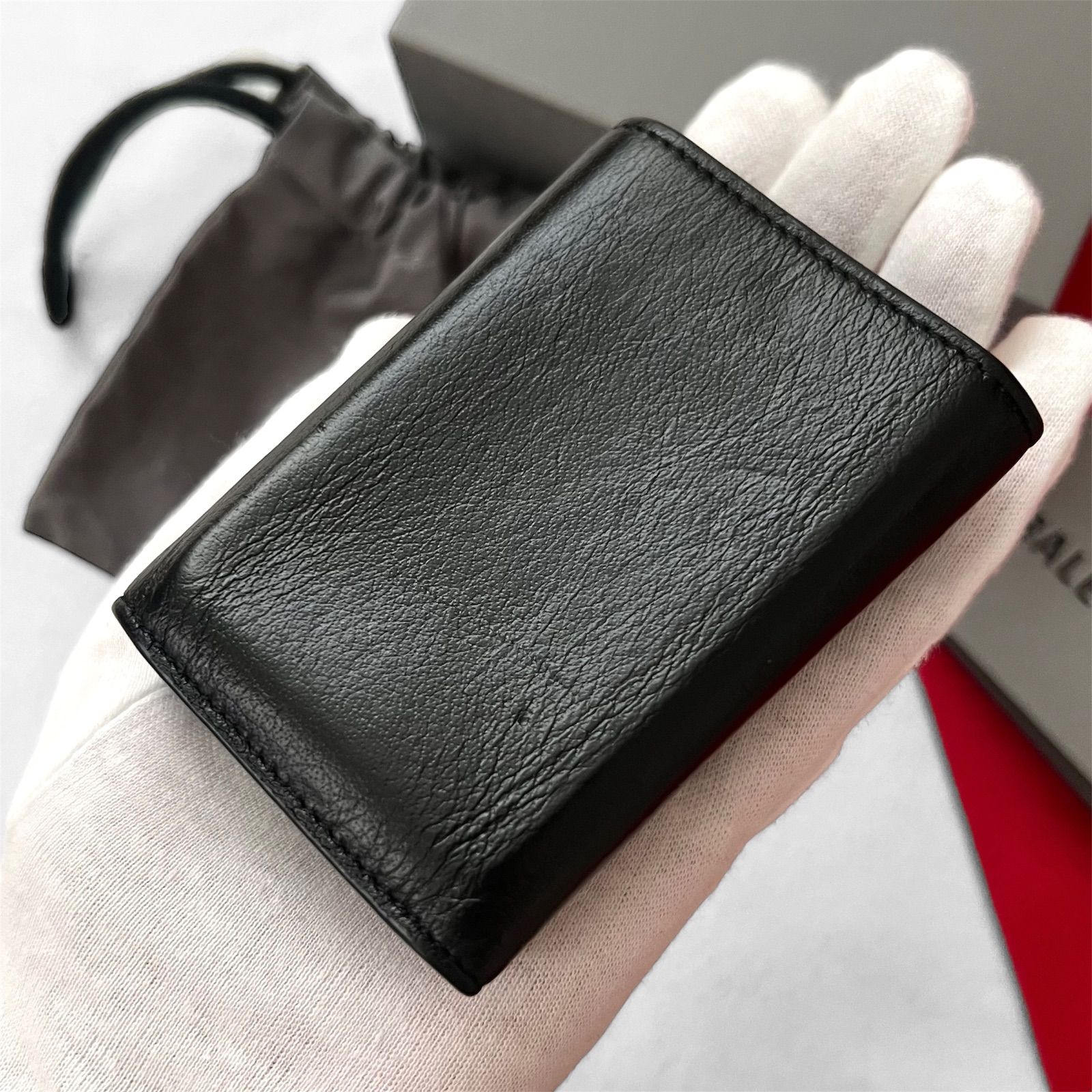 BALENCIAGA バレンシアガ / ペーパーミニウォレット ブラック BALENCIAGA バレンシアガ / ペーパーミニウォレット ブラック