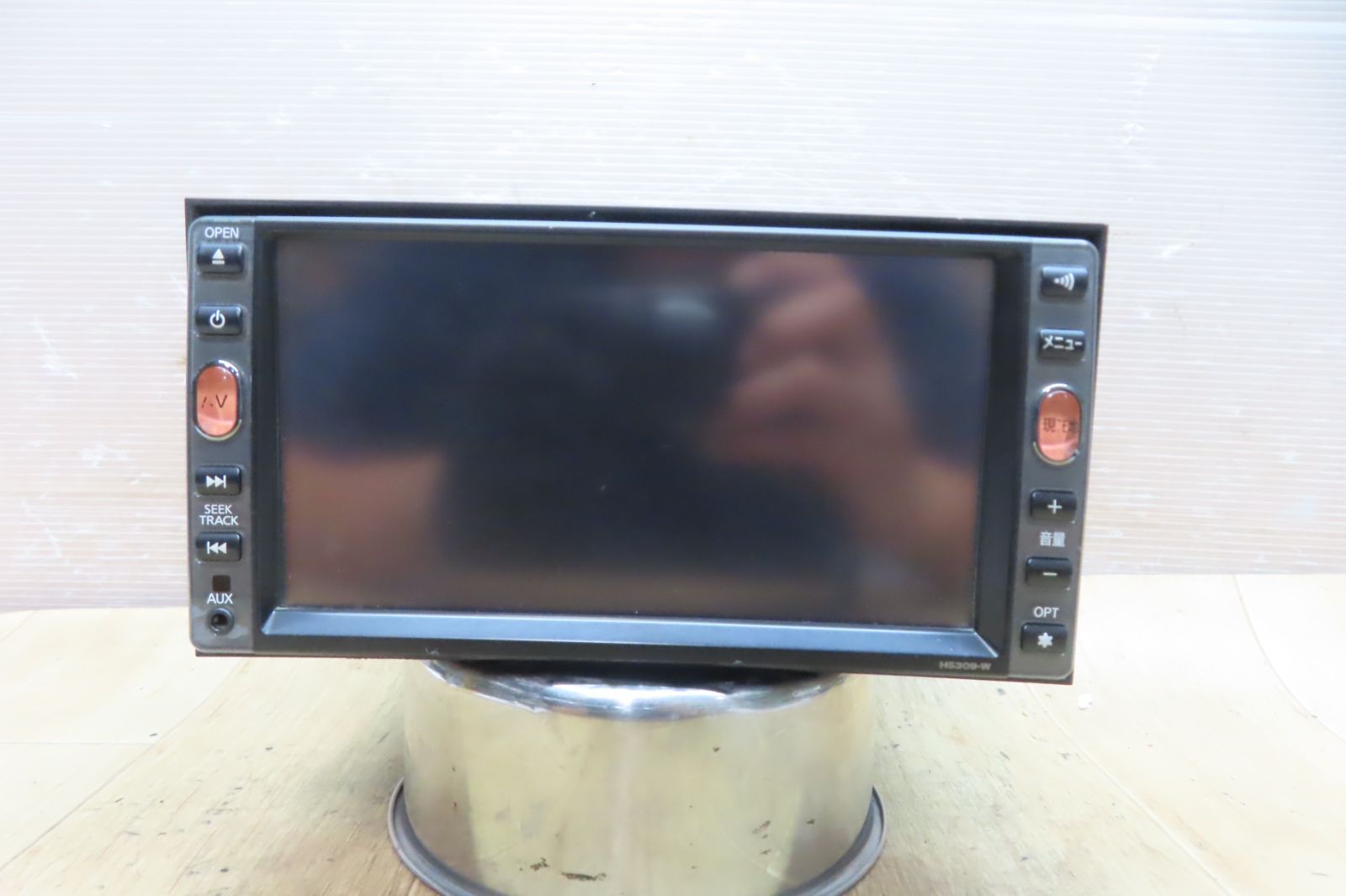 日産純正ＨＤＤナビ、ＨＳ３０９－Ｗ、美品、保証付 日産純正HDDナビ、HS-30９-W、美品、保証付き
