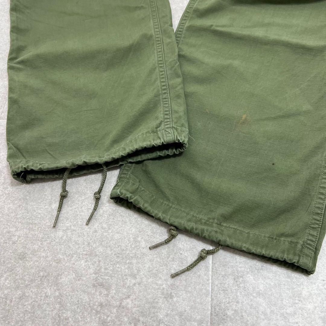 希少　ジャングルファティーグパンツ　4th リップストップ　ビンテージ　60s 60's U.S.ARMY ジャングルファティーグパンツ リップストップ