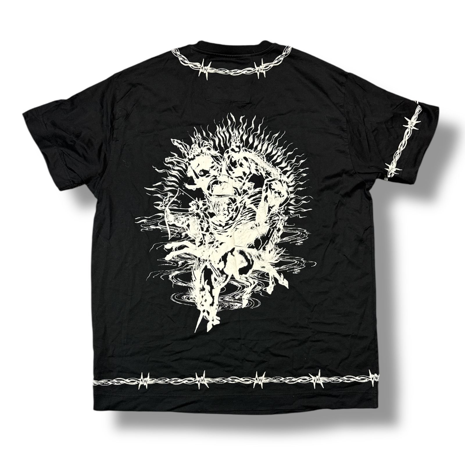 国内正規 GIVENCHY 21AW Gothic Print T-Shirt ゴシックプリントT