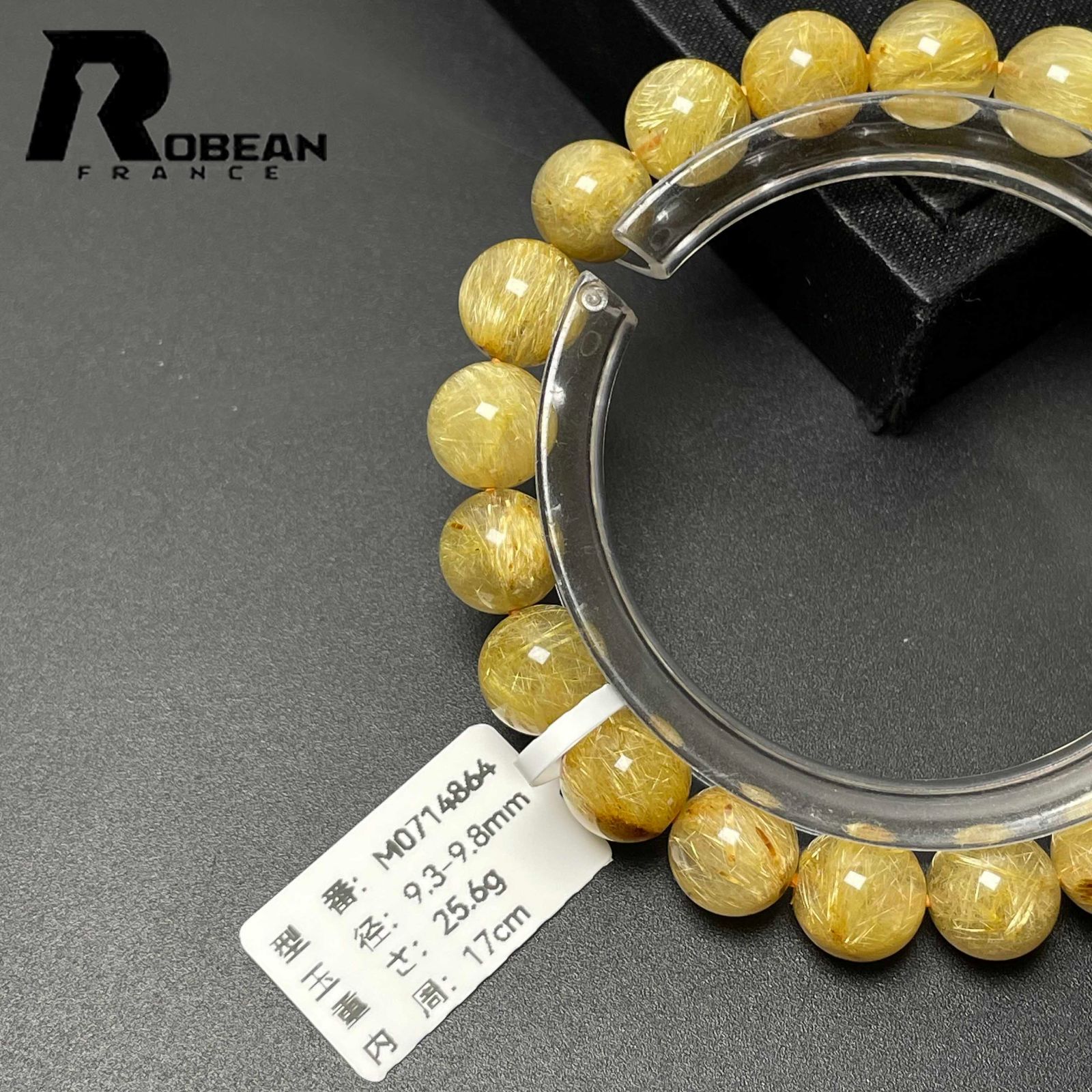 上級 EU製 定価14万円☆ROBEAN・極!極満針ルチルクォーツ