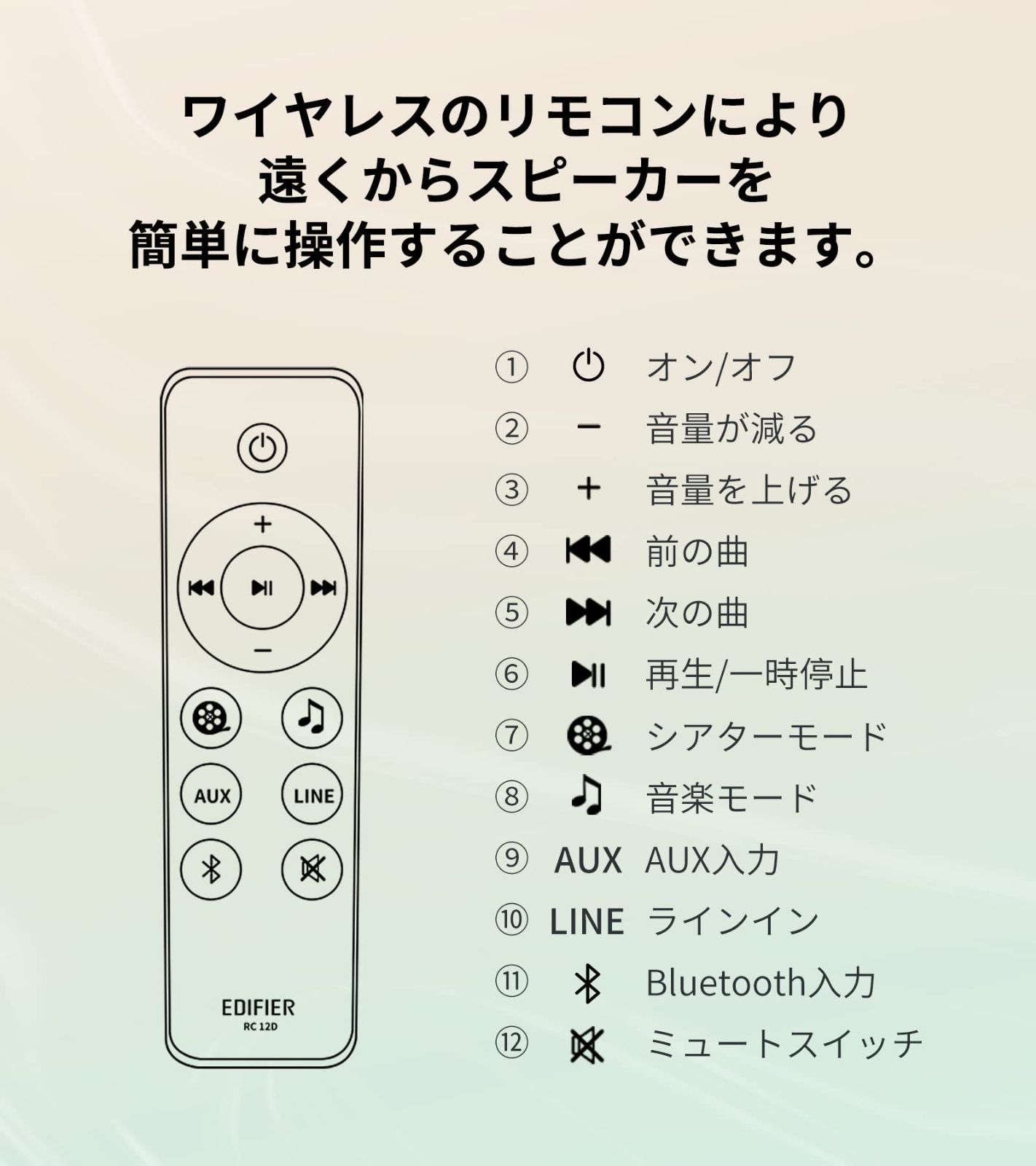 色: ブラック】Edifier D12 Bluetooth5.0ピーカー ブッ - KK-Select