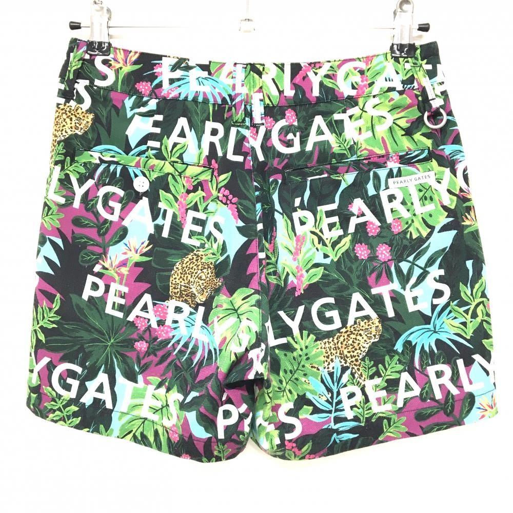 ☆SALE価格☆パーリーゲイツ ショートパンツ グリーン×パープル