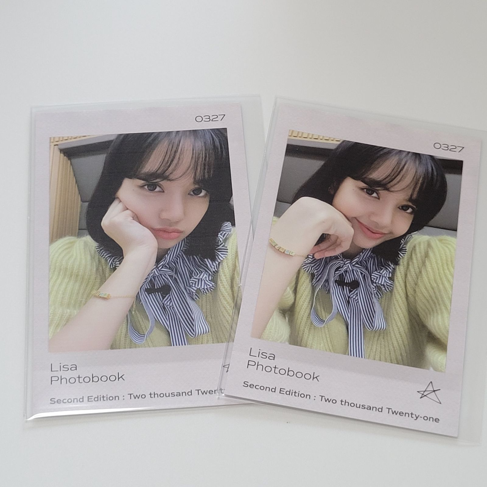 BLACKPINK リサ LISA photobook 0327 トレカ 2枚