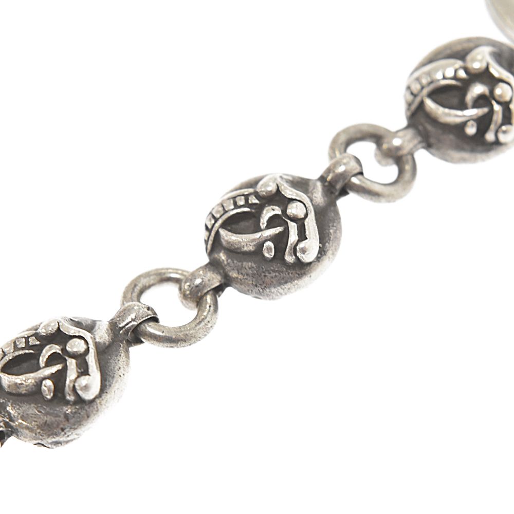 CHROME HEARTS (クロムハーツ) Celtic Roller Plus Ball Key Ring  ケルティックローラープラスボールキーリング シルバー※国内ギャランティ付き ※ダガー欠損