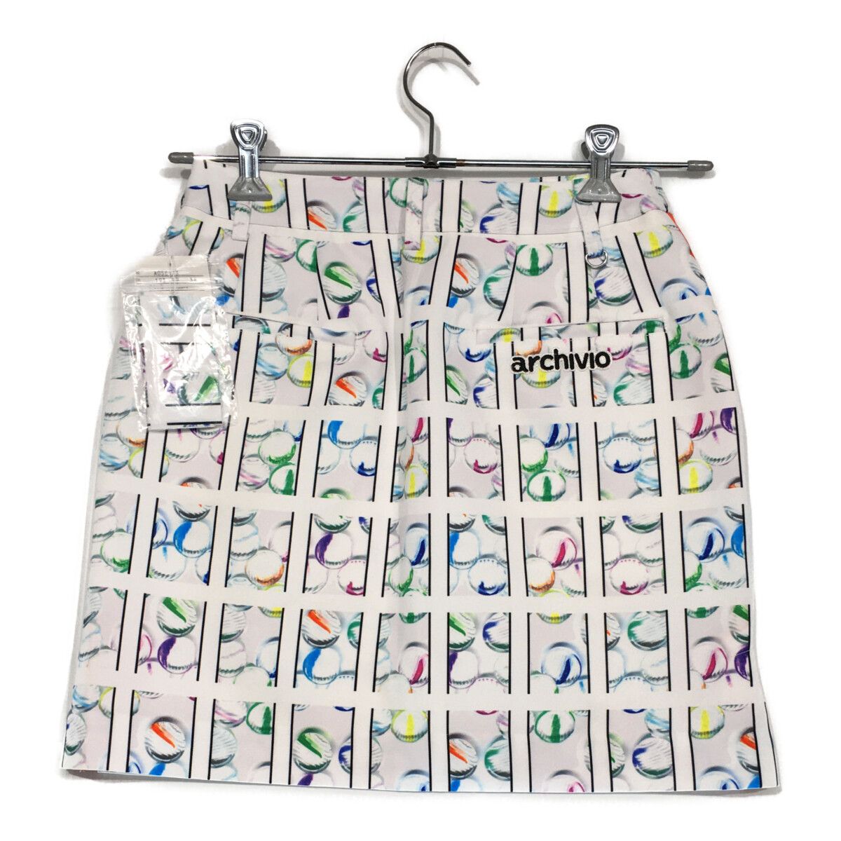 美品【archivio アルチビオ】リバーシブル　ミニスカート　ストライプ　36 美品【archivio アルチビオ】リバーシブル ミニスカート