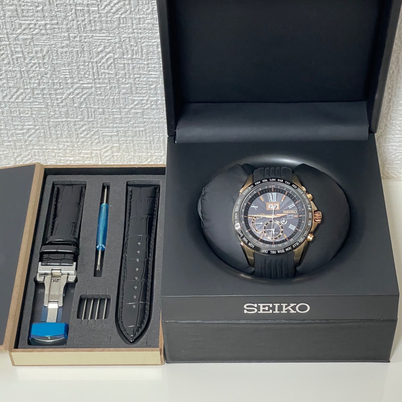 T570） 美品 正常稼働 SEIKO セイコー GPSソーラー ASTRON 8X Series 