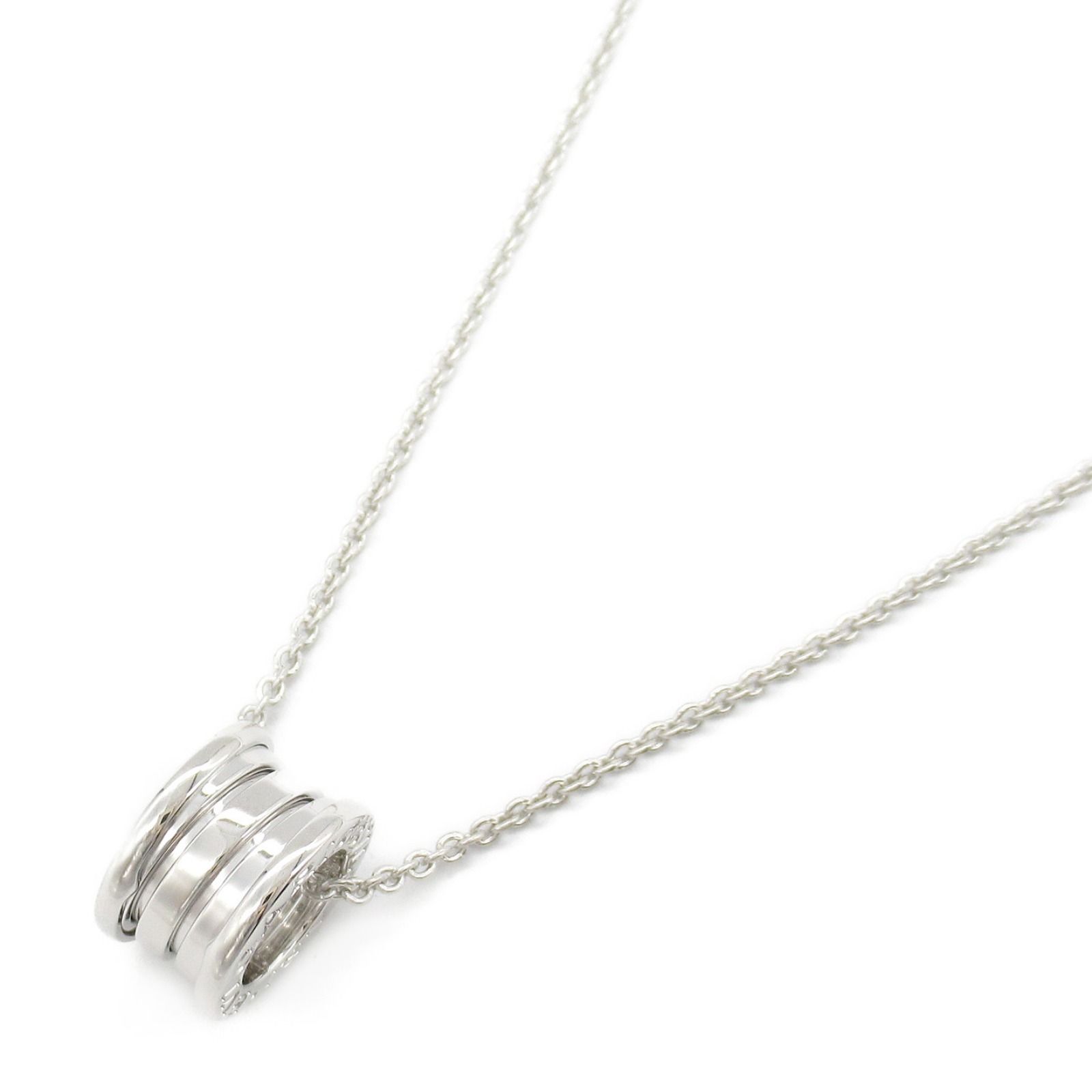 ブルガリ BVLGARI ネックレス B-zero1 ビーゼロワン ネックレス 首回り40.5cm K18WG ホワイトゴールド B-zero1 ネックレス レディース Used A